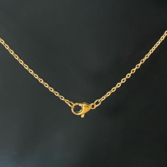 SAVVY CIE JEWELS 14K Gold Plated Initial Necklace – Letter J - Picture 6 of 8